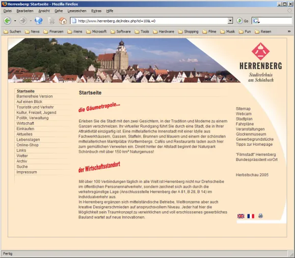 iVeins GmbH relauncht Internetauftritt der Stadt Herrenberg mit TYPO3 Bild: iVeins GmbH relauncht Internetauftritt der Stadt Herrenberg mit TYPO3