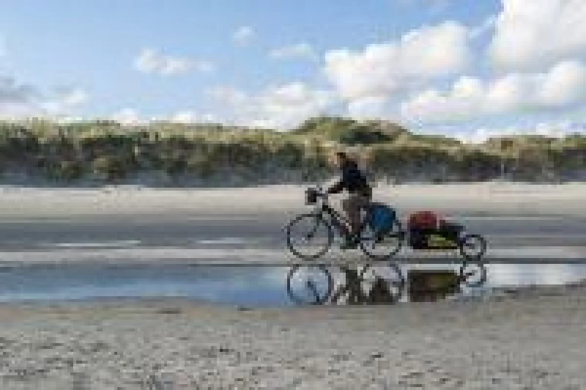 Radfahrer Daniel unterwegs