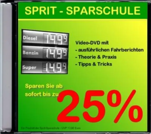 Bild: Erste Video-DVD zum Thema SPRIT-SPAREN