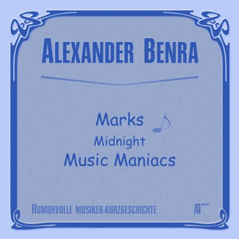 CD-Cover der humorvollen Musikerkurzgeschichte \