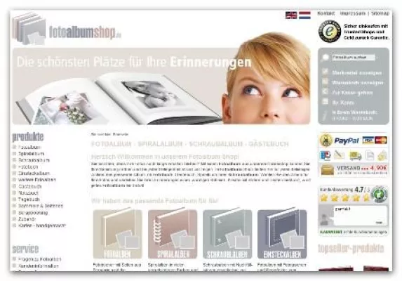 Bild: Ein edles Fotoalbum - Zeitmaschine in die Vergangenheit