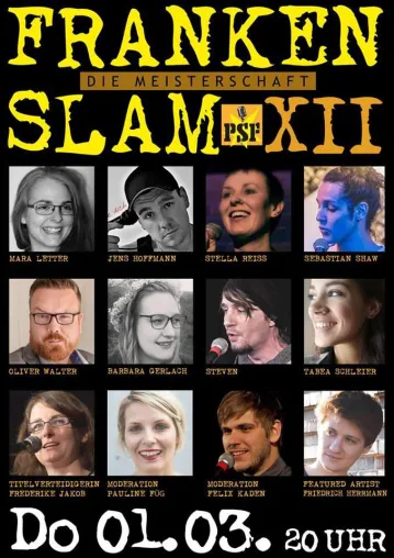 Bild: Fränkische Meisterschaften im Poetry Slam