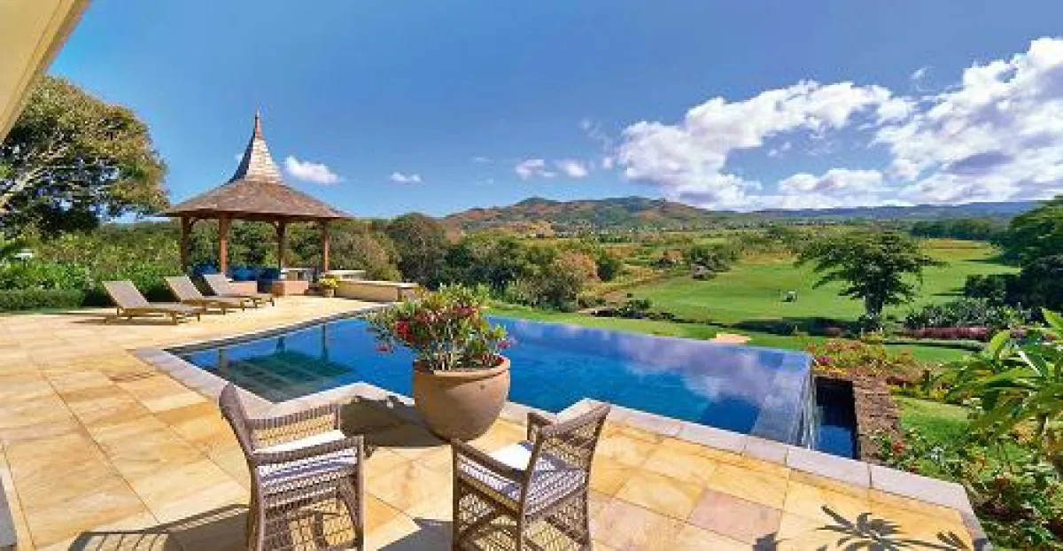 Blick auf den Golfplatz (c) Heritage Villas Valriche