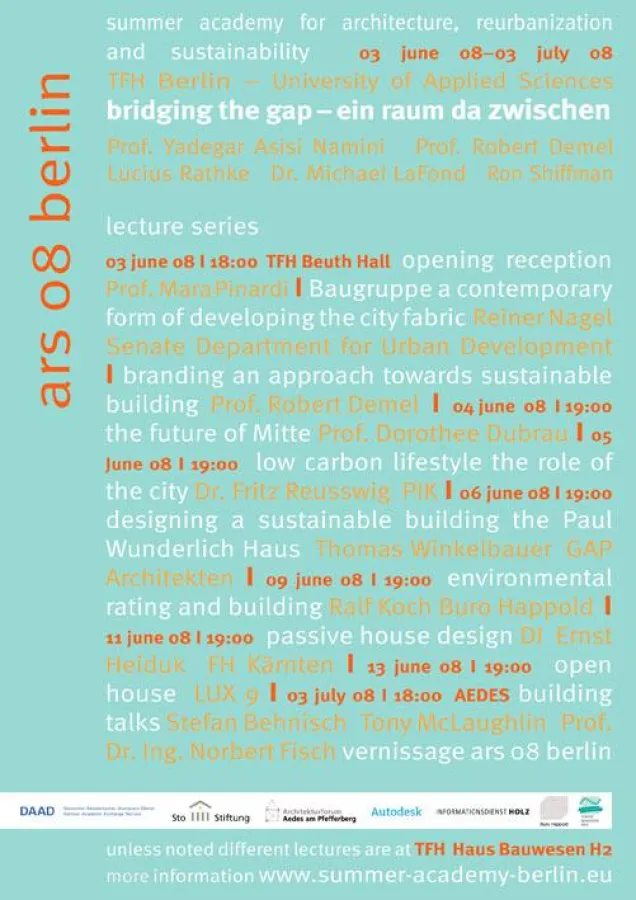 Das Programm der 'ars 08 berlin'