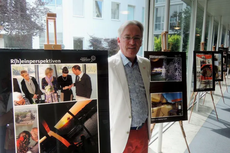 Bild: Fotografien von Dietmar Guth in Ausstellung 'R(h)einperspektiven'