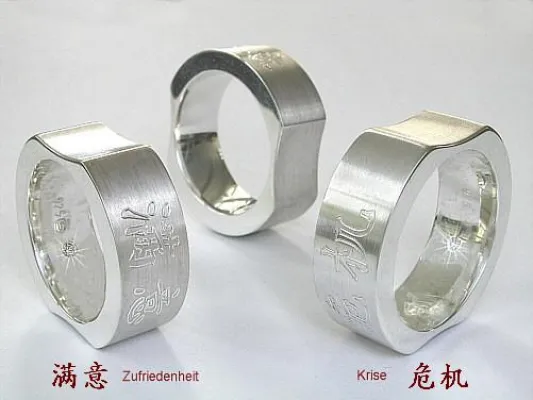 Bild: Der erste Fingerring aus Sterlingsilber um Stimmung und Gefühle anzuzeigen