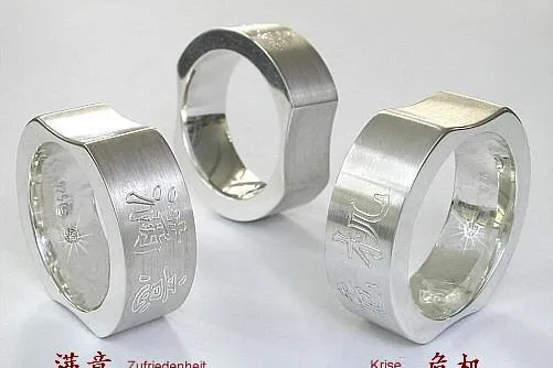 Bild: Der erste Fingerring aus Sterlingsilber um Stimmung und Gefühle anzuzeigen