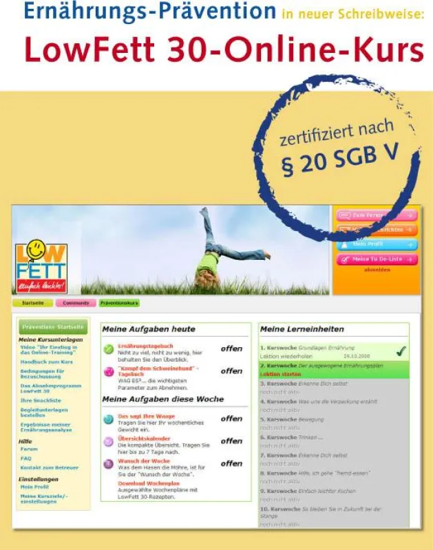 LowFett 30-Online-Kurs