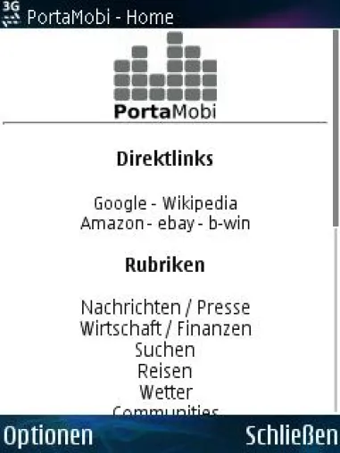 Bild: PortaMobi - Neues Portal erleichtert den Zugang zum mobilen Web