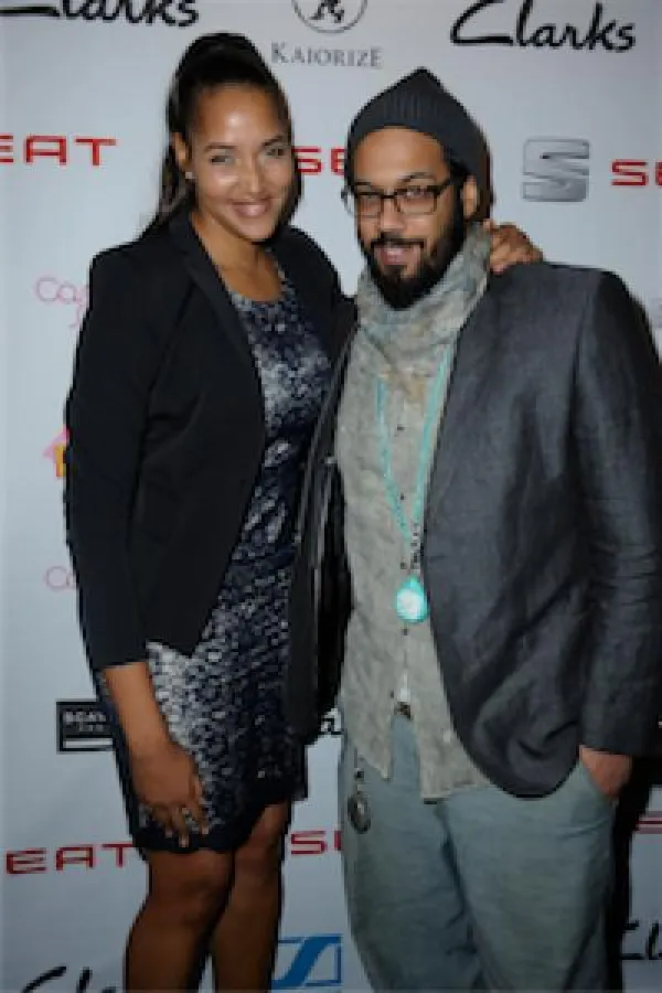 Cassandra Steen and Samy Deluxe arrives for the Cassandra Steen Performs Unplugged Private Listening