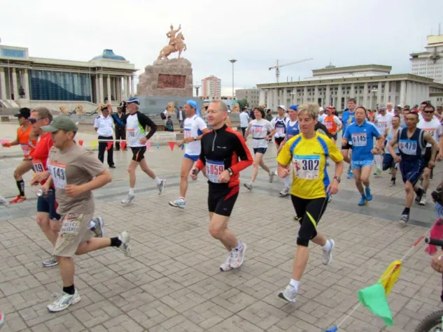 Zweiter Internationaler Marathonlauf Ulan Bator und viele ergänzende Programme Bild: Zweiter Internationaler Marathonlauf Ulan Bator und viele ergänzende Programme