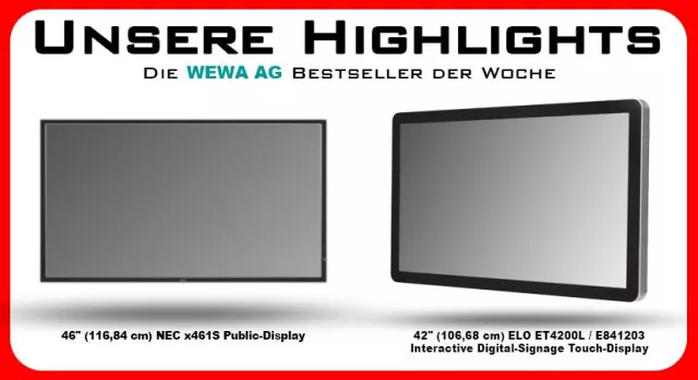 Bild: Sonderaktion mit den WEWA AG Highlights der Woche: Kunden sind begeistert