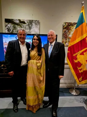 Sri Lanka in Berlin – Großer Bahnhof nach Sachsen-Anhalt Wahl im International Club Berlin Bild: Sri Lanka in Berlin – Großer Bahnhof nach Sachsen-Anhalt Wahl im International Club Berlin