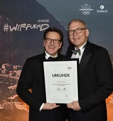 Bild: Zurich Versicherung ist offizieller „Olympia Partner“
