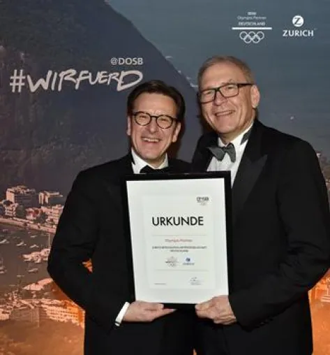 Zurich Versicherung ist offizieller „Olympia Partner“ Bild: Zurich Versicherung ist offizieller „Olympia Partner“