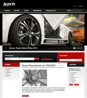 Bild: km/h - Das Speedmagazin seit 1. Dezember gestartet