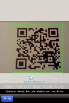Bild: iRobin: QR-Code-Leser für das iPhone veröffentlicht