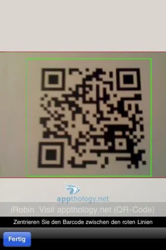 iRobin: QR-Code-Leser für das iPhone veröffentlicht Bild: iRobin: QR-Code-Leser für das iPhone veröffentlicht