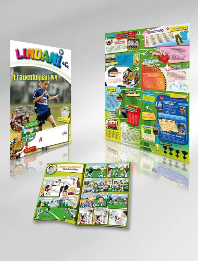 Monatliches Kinder- und Jugendposter LINDANI & Co. der LINDA Apotheken