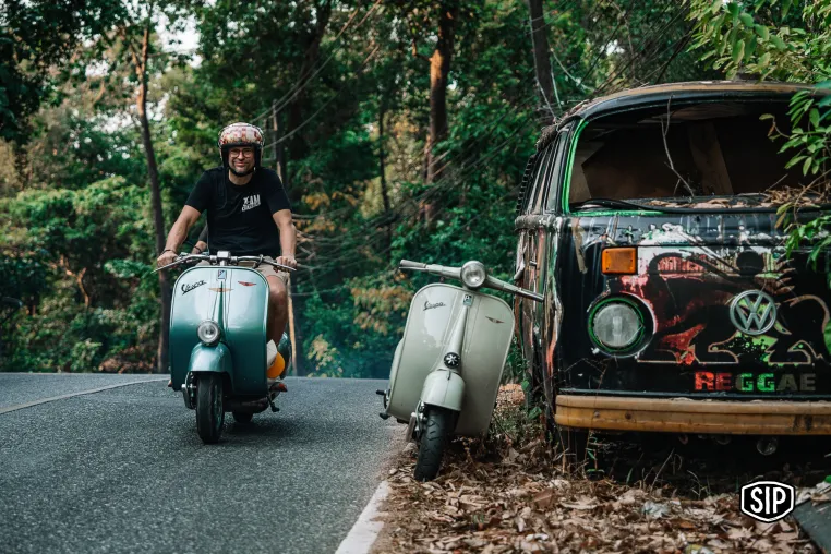 Bild: Vespa Road Trip in Thailand