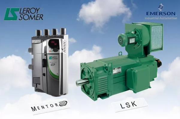 Bild: Antriebssystem Gleichstrommotor mit Stromrichter von Leroy Somer: Die leistungsstarke Gleichstromlösung