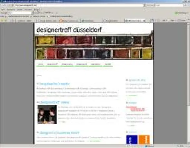 Bild: designertreff düsseldorf launcht eigene Website