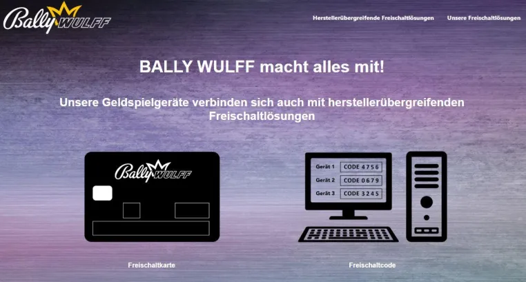 BALLY WULFF macht alles mit – Geldspielgeräte verbinden sich mit herstellerübergreifenden Freischaltlösungen Bild: BALLY WULFF macht alles mit – Geldspielgeräte verbinden sich mit herstellerübergreifenden Freischaltlösungen