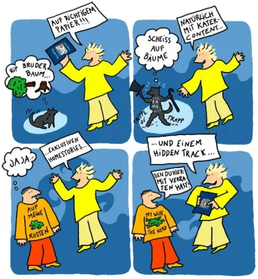 Bild: Ins Internet reingezeichnet und wieder ausgedruckt