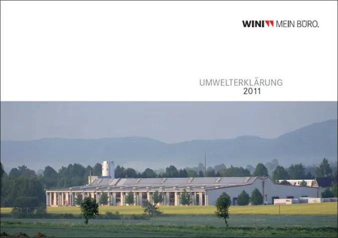 WINI veröffentlicht Umwelterklärung 2011 Bild: WINI veröffentlicht Umwelterklärung 2011