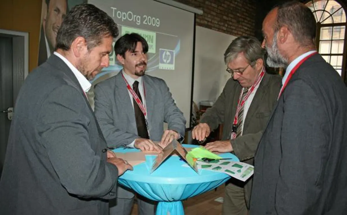 Unternehmer auf der TopOrg 2009 der Schön Bürotechnik GmbH