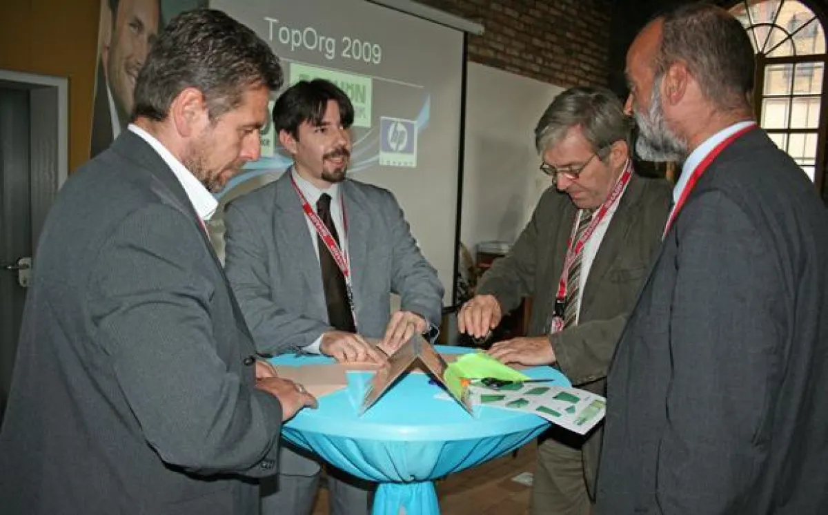 Unternehmer auf der TopOrg 2009 der Schön Bürotechnik GmbH