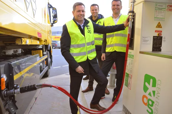 Bild:  Zwei Millionen Kilometer klimaneutrale Logistik mit Bio-CNG ab Hannover