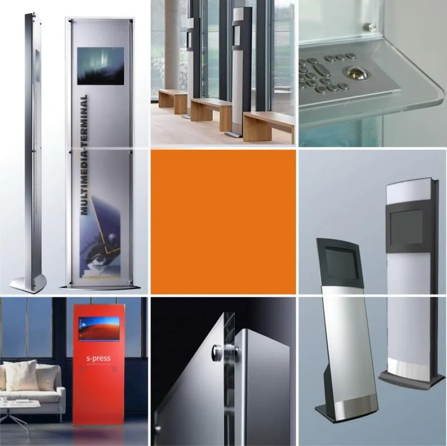 Auswahl der ide-tec Infoterminals und Kiosksysteme