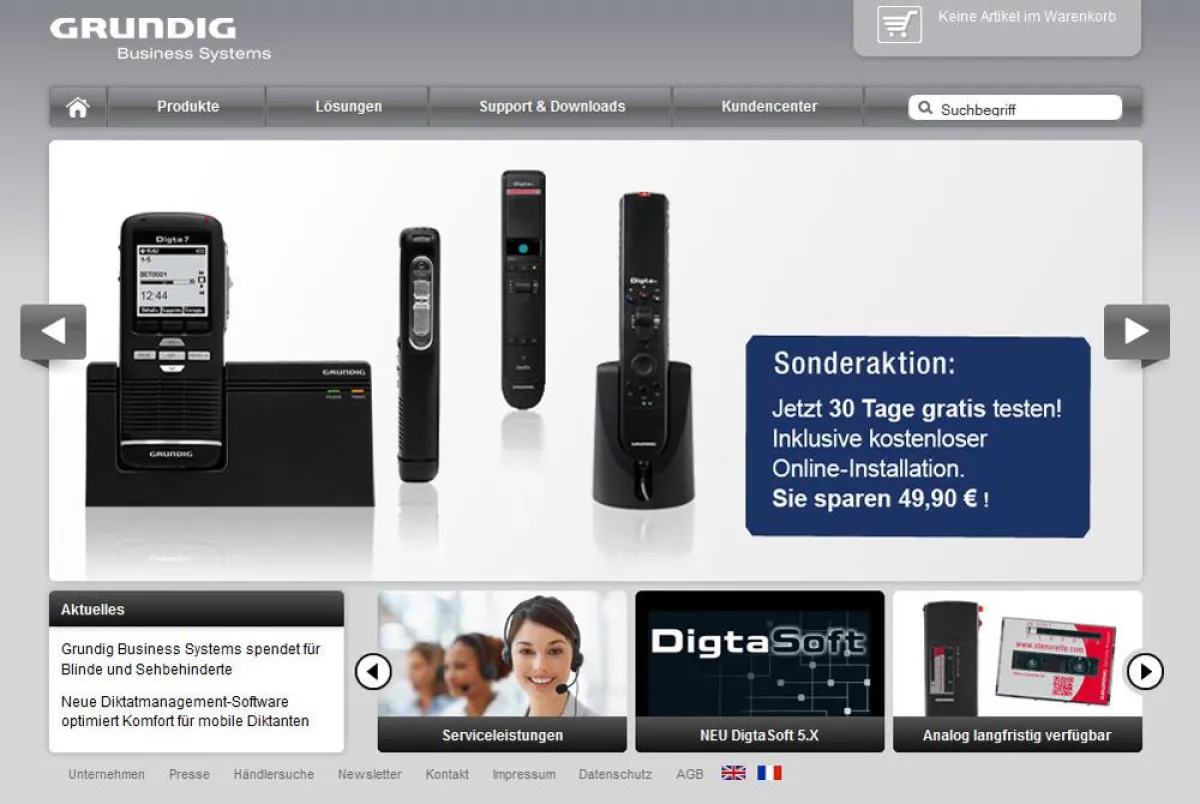 Die neue GBS-Webseite