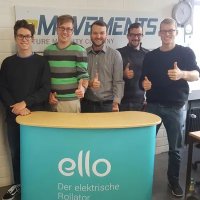 Bild: Crowdinvesting auf aescuvest.de erfolgreich: E-Rollator "ello" wirbt rund 242.000 Euro Investitionskapital ein