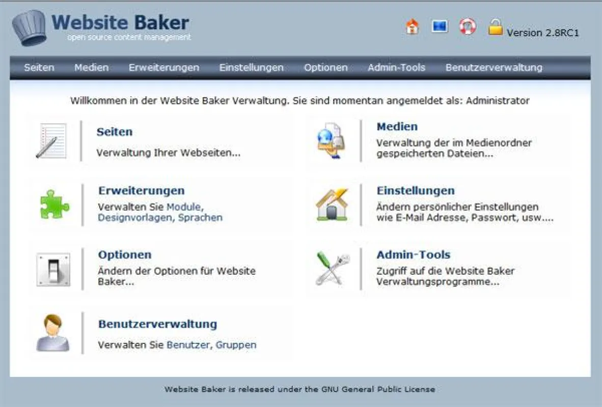 Websitebaker 2.8