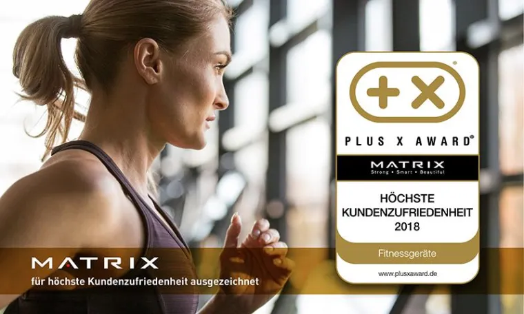 Bild: Matrix wird mit Plus X Award für höchste Kundenzufriedenheit ausgezeichnet