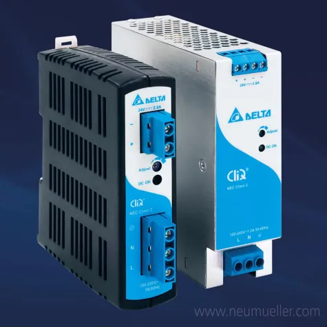 Bild: Erweiterte CliQ-II-Serie - 24V/10A-Zweiphasen-Hutschienennetzgerät