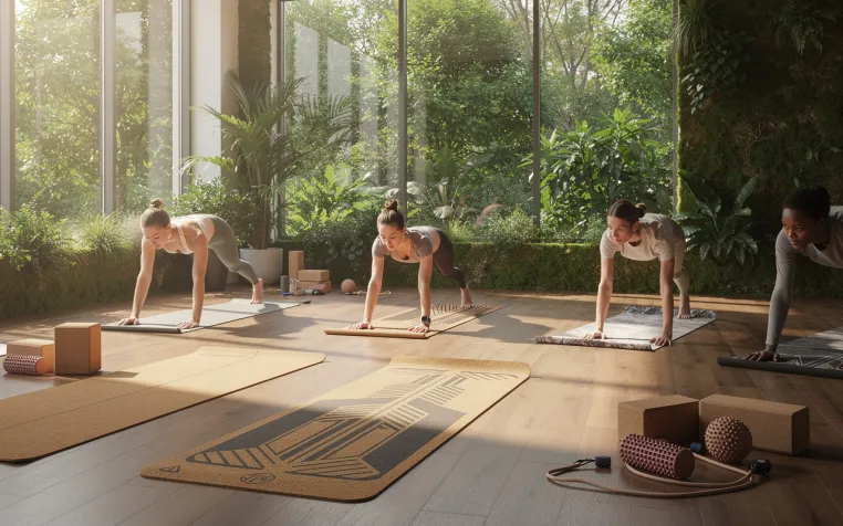Die Natur zieht ins Yogastudio ein: Warum Kork-Yogamatten die hygienische Revolution für bewusste Yogis sind Bild: Die Natur zieht ins Yogastudio ein: Warum Kork-Yogamatten die hygienische Revolution für bewusste Yogis sind