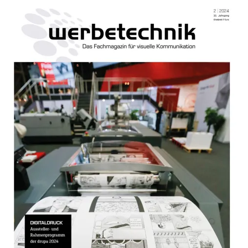 Bild: Neue Ausgabe des Fachmagazins WERBETECHNIK heute erschienen