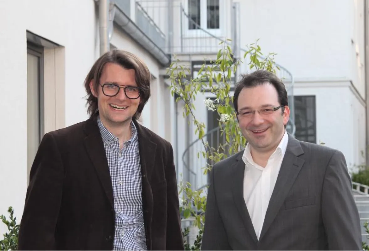 Die Gründer der Softwarepunks: Manuel Aslanidis (links) und Dr. Christian Lesny (rechts)