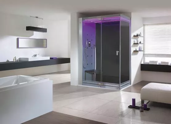 Bild: Wellness der multifunktionalen Art: Dampfen, duschen, mehr genießen. Hoesch SenseSation
