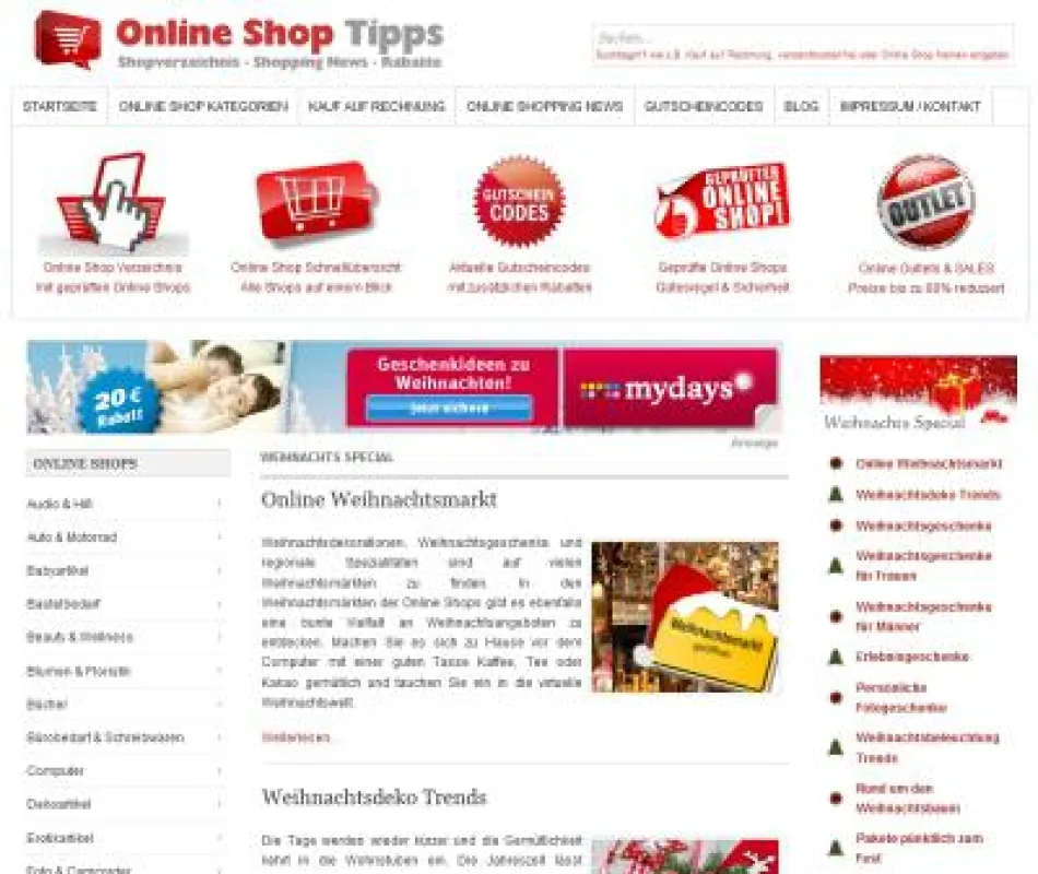 Weihnachtseinkäufe können bequem von zu Hause aus erledigt werden