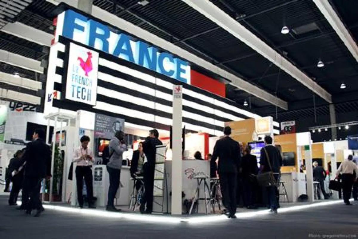 Der Gemeinschaftsstand der French Tech ist der größte Ländergemeinschaftsstand auf der Messe