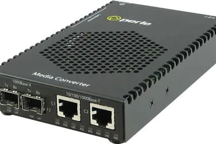 Perle Systems bringt über 96 PoE Medienkonverter auf den Markt Bild: Perle Systems bringt über 96 PoE Medienkonverter auf den Markt