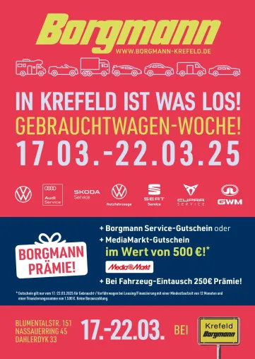 Bild: Gebrauchtwagen-Woche im Autohaus Borgmann