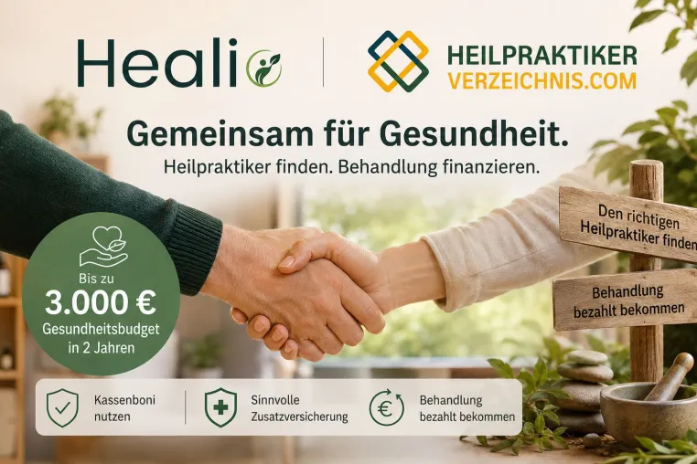Bild: Healio und heilpraktikerverzeichnis.com starten Partnerschaft