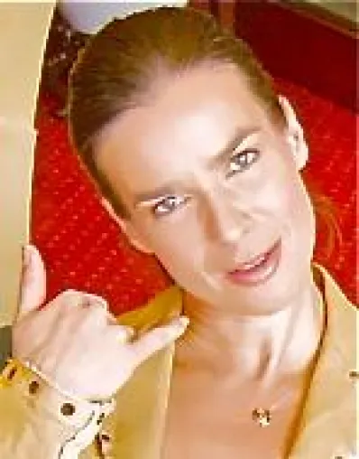 Bild: Katarina Witt verabschiedet sich von ihrem Handy