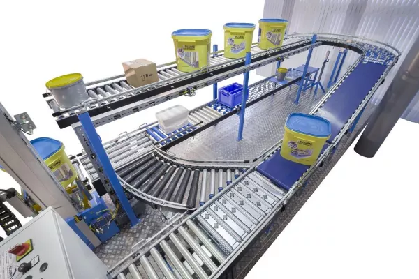 Bild: LogiMAT-Premiere: BLUME-ROLLEN präsentiert neues Leichtförderanlagensystem mit 24 V-Antrieb