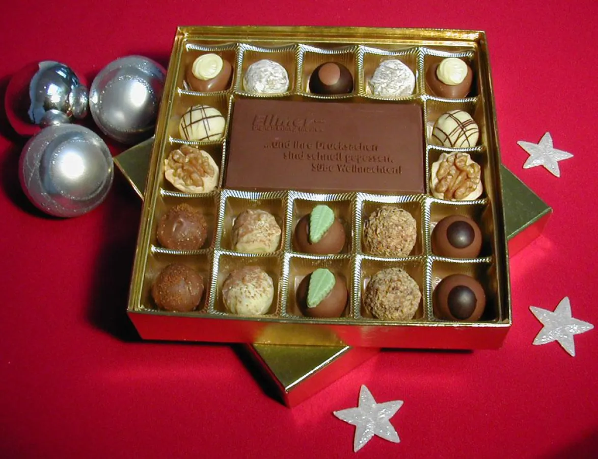 Schokologo-Pralinenbox